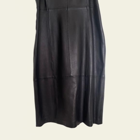 Giani Bini Faux Leather Sheath Dress - Picture 3 of 6